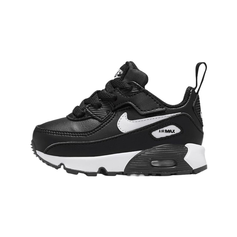 Nike Air Max 90 EasyOn Baby/Toddler Shoes,White/Cyber/Dark Smoke Grey/Khaki 4
